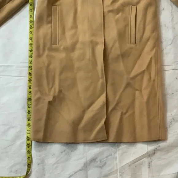 MSGM wool blend camel coat made in Italy